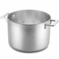 Attiva djup gryta med lock 5 liter, rostfritt stål