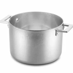 Attiva djup gryta med lock 5 liter, rostfritt stål