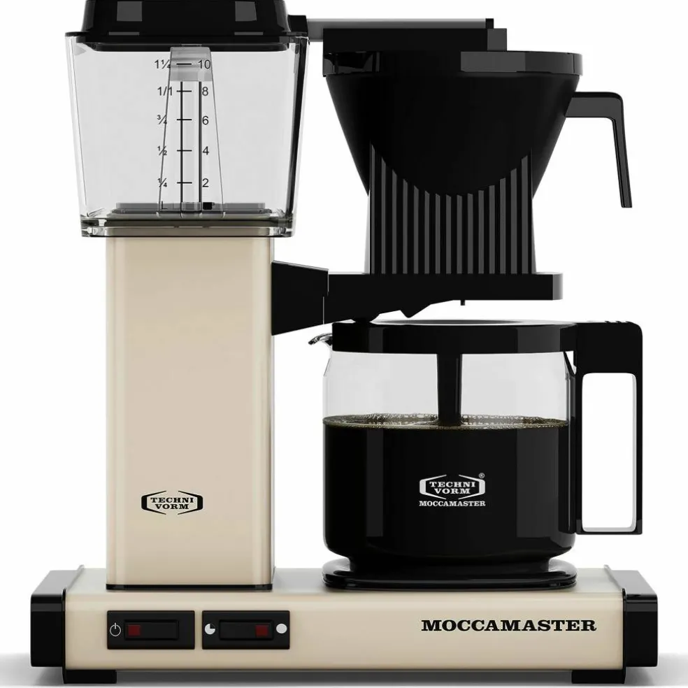 Automatic kaffebryggare, 1,25 liter, vit