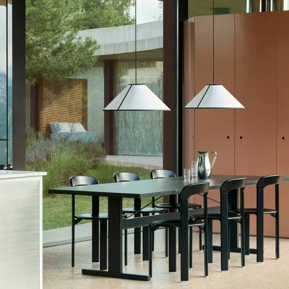 Ava Cone Pendant pendellampa 60 cm, vit