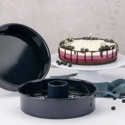 Bakform med avtagbar botten 28 cm, mörkblå