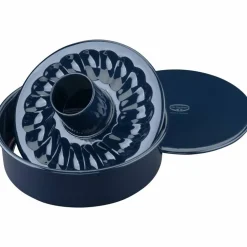 Bakform med avtagbar botten 3 delar 26 cm, mörkblå