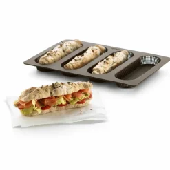 Bakform Mini Baguette med hål