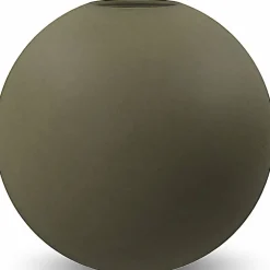 Ball vas, 20 cm, olive