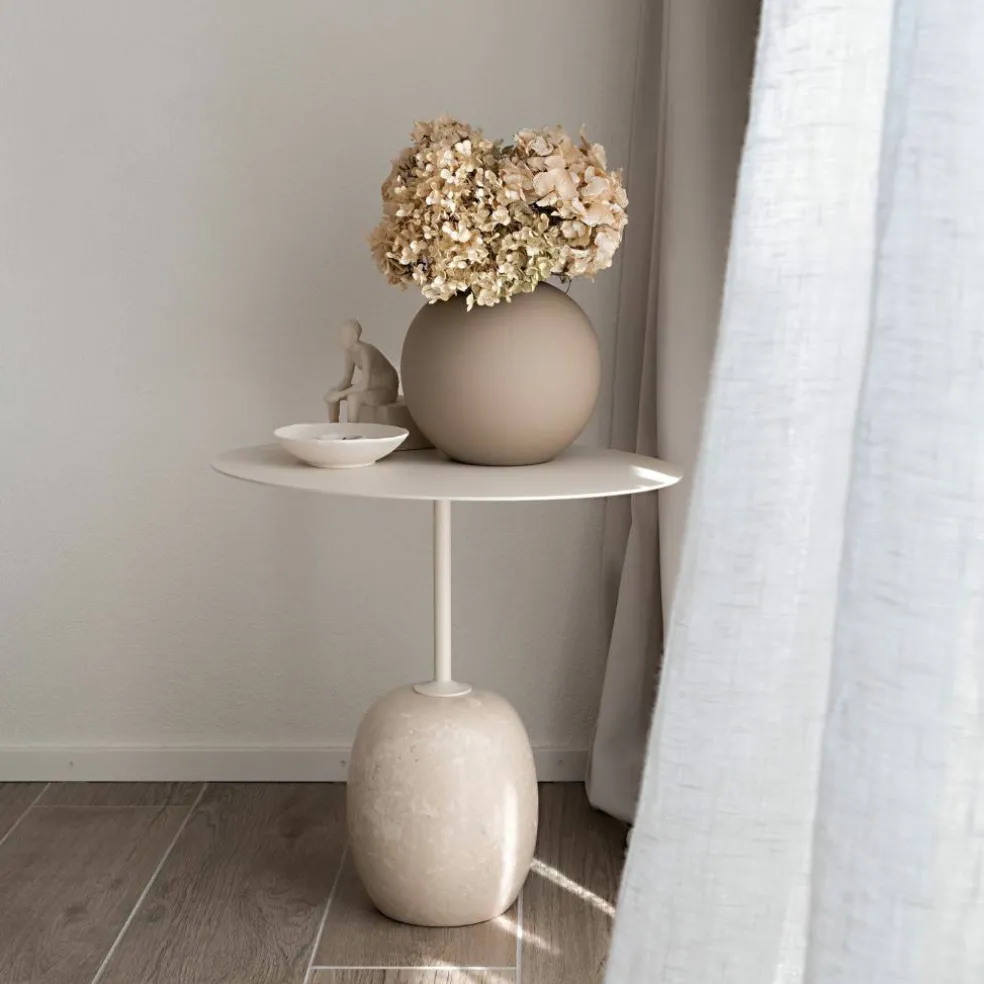 Ball vas, 10 cm, sand