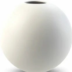 Ball vas, 20 cm, white