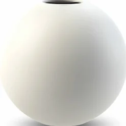 Ball vas, 10 cm, white