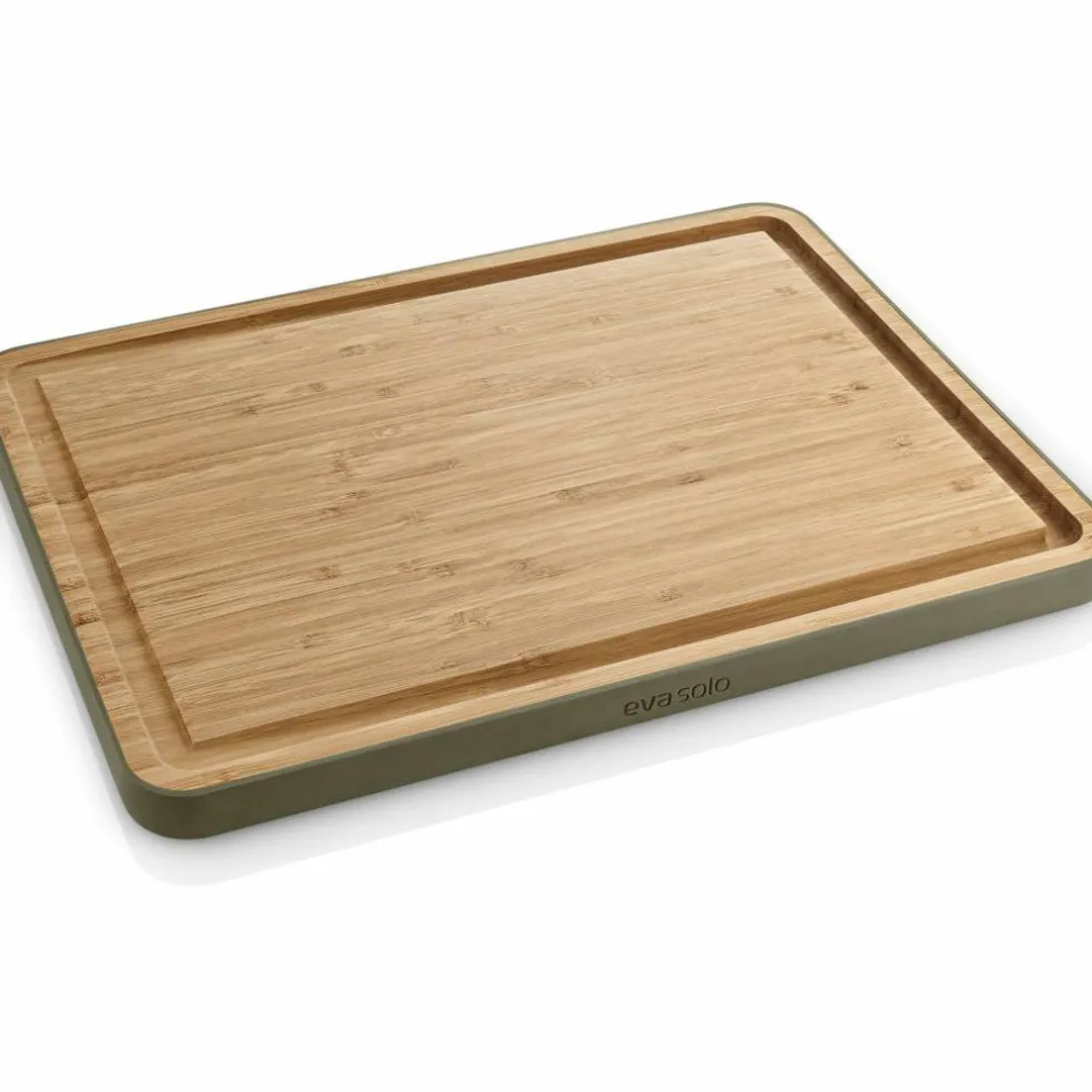 Bambuskärbräda med ränna