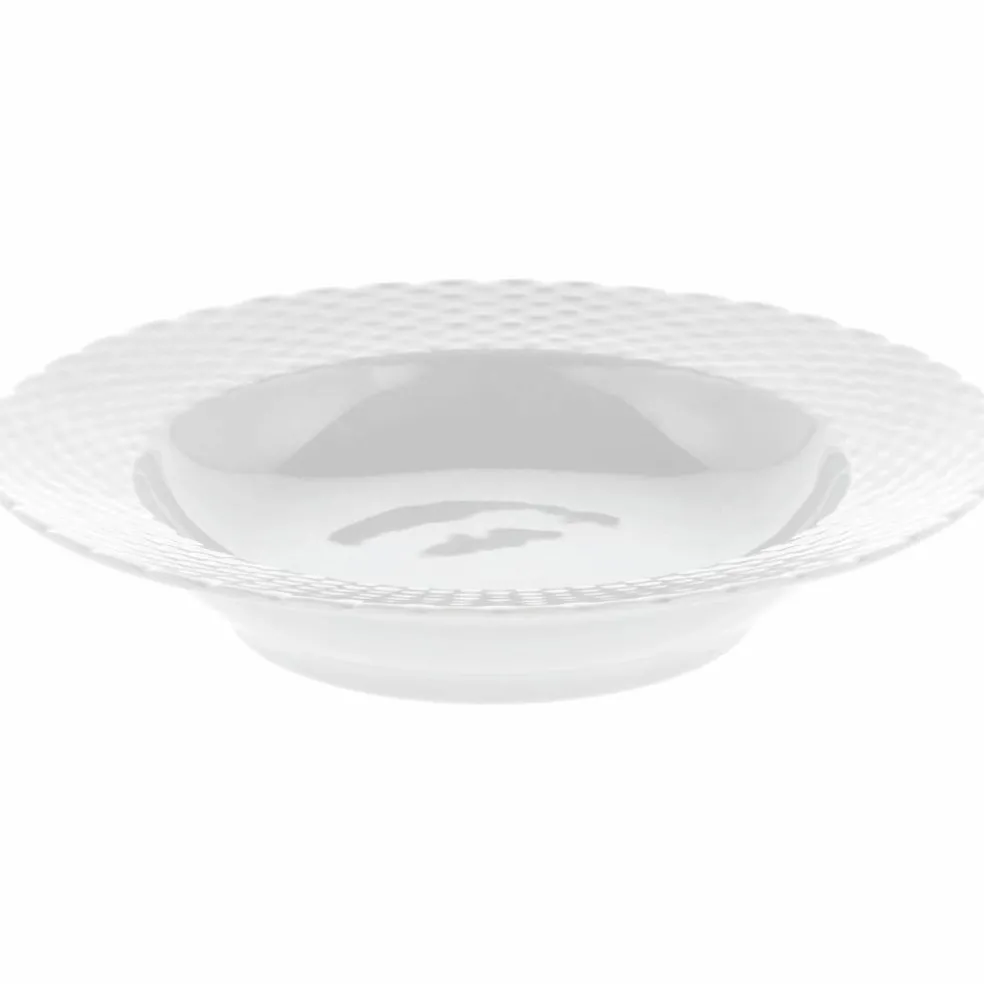 Basket skål 23 cm, 60 cl, vit