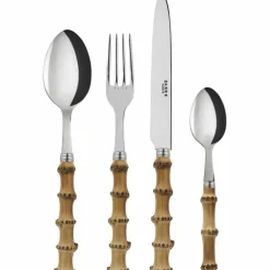 Bestickset 4 delar, bamboo light