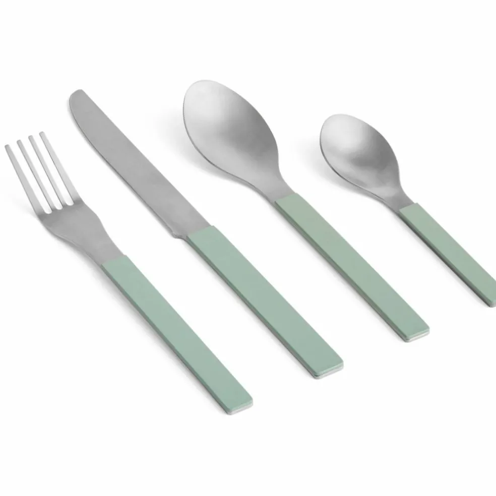 Bestickset 4 delar, grön