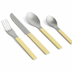 Bestickset 4 delar, gul