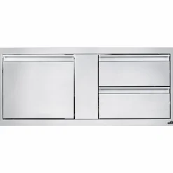 BI-4216-1D-2DR Skåp- & Lådmodul till utekök