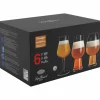 Birrateque ölglas 6 delar