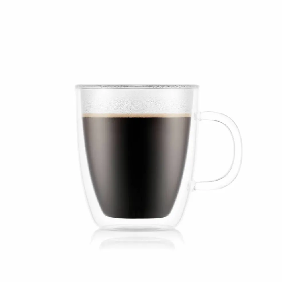 BISTRO, Dubbelväggad mugg m. handtag, 2 st. - 0,3 l