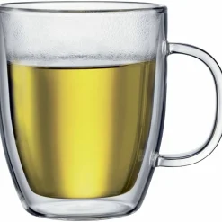 BISTRO Dubbelväggad mugg m. handtag, 2 st. - 0,45 l