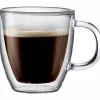 BISTRO dubbelväggat espressoglas m. handtag, 2 st.