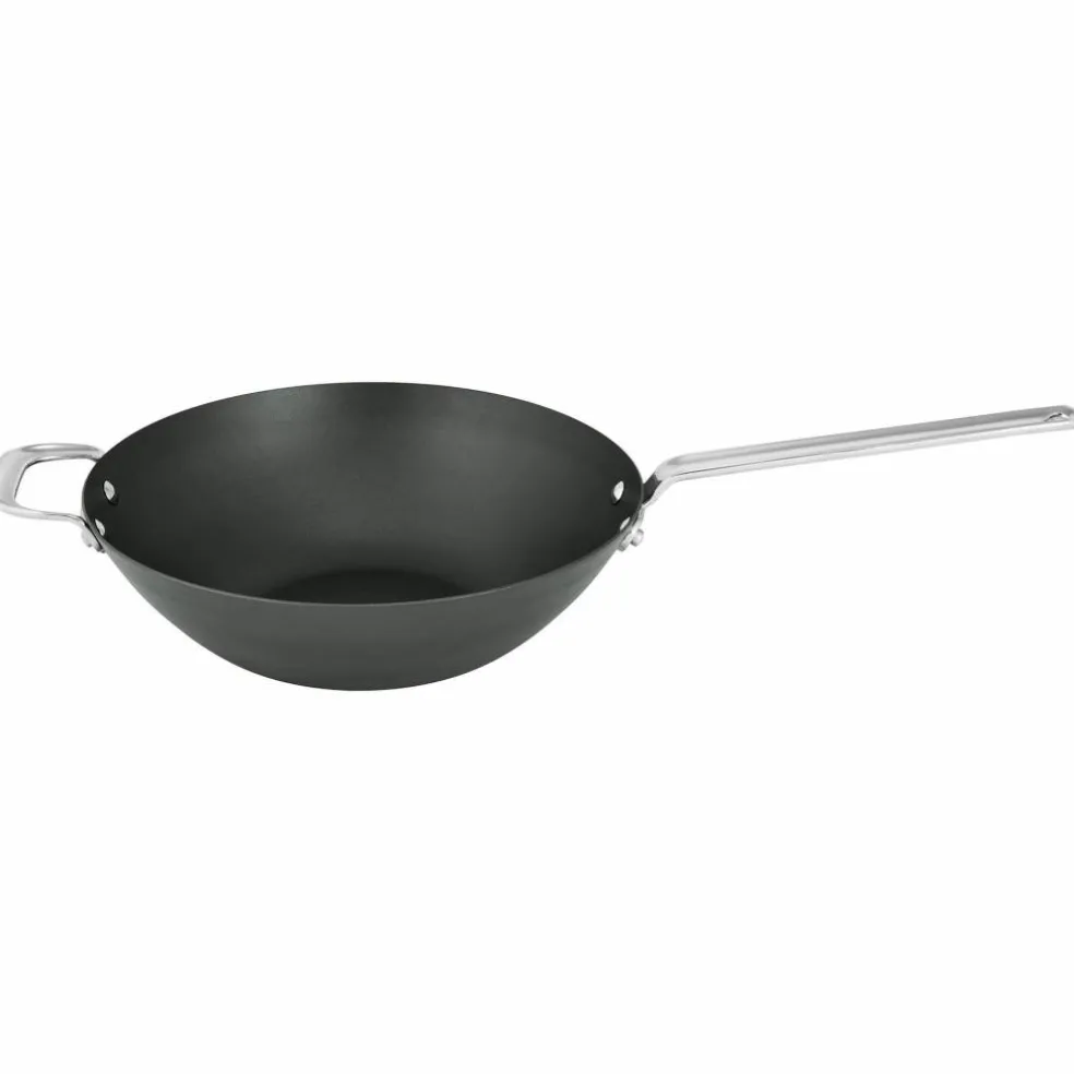 Black Iron Wokpanna kolstål 30 cm