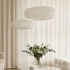 Bladverk lampskärm 50 cm, vit