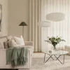 Bladverk lampskärm 70 cm, vit