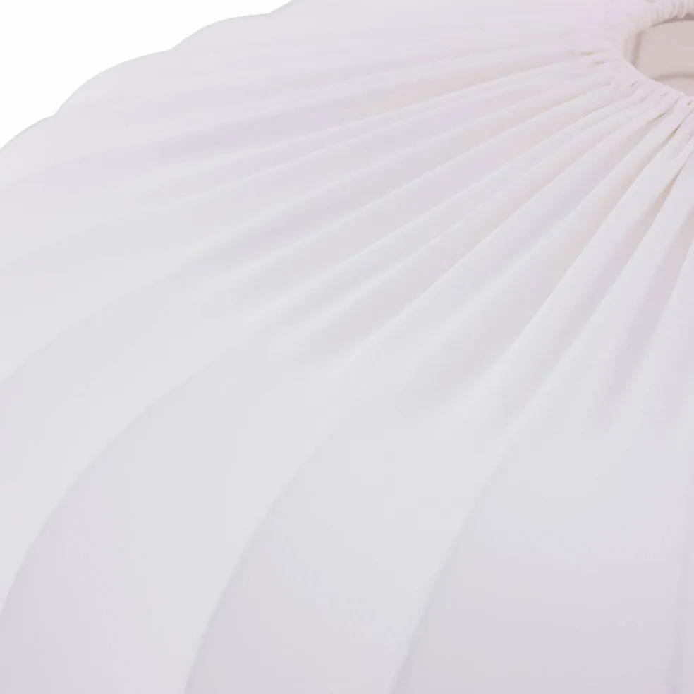Bladverk lampskärm 70 cm, vit