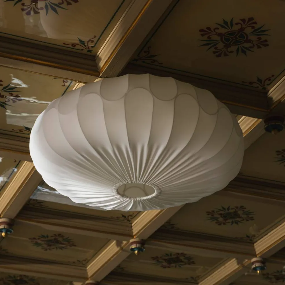 Bladverk 50 plafond, vit