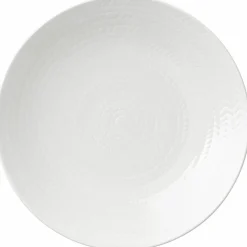 Blå Eld tallrik 23 cm, vit