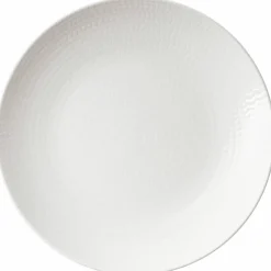 Blå Eld tallrik 23 cm, vit