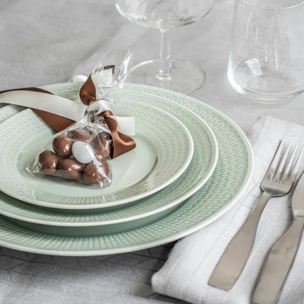Blå Tallrik 27 cm., porslin