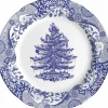 Blue Italian Christmas Tree Tallrik 27 cm