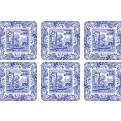 Blue Italian Glasunderlägg 6-pack 10,5 x 10,5 cm