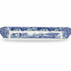 Blue Italian Smörgåsbricka Melamin 38,5 x 16,5 cm