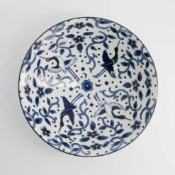 Blue Maizuru ramenskål 1600 ml, blå/vit