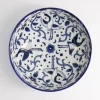Blue Maizuru skål 20 cm, blå/vit