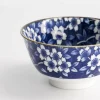 Blue Sakura skål 13 cm, blå/vit