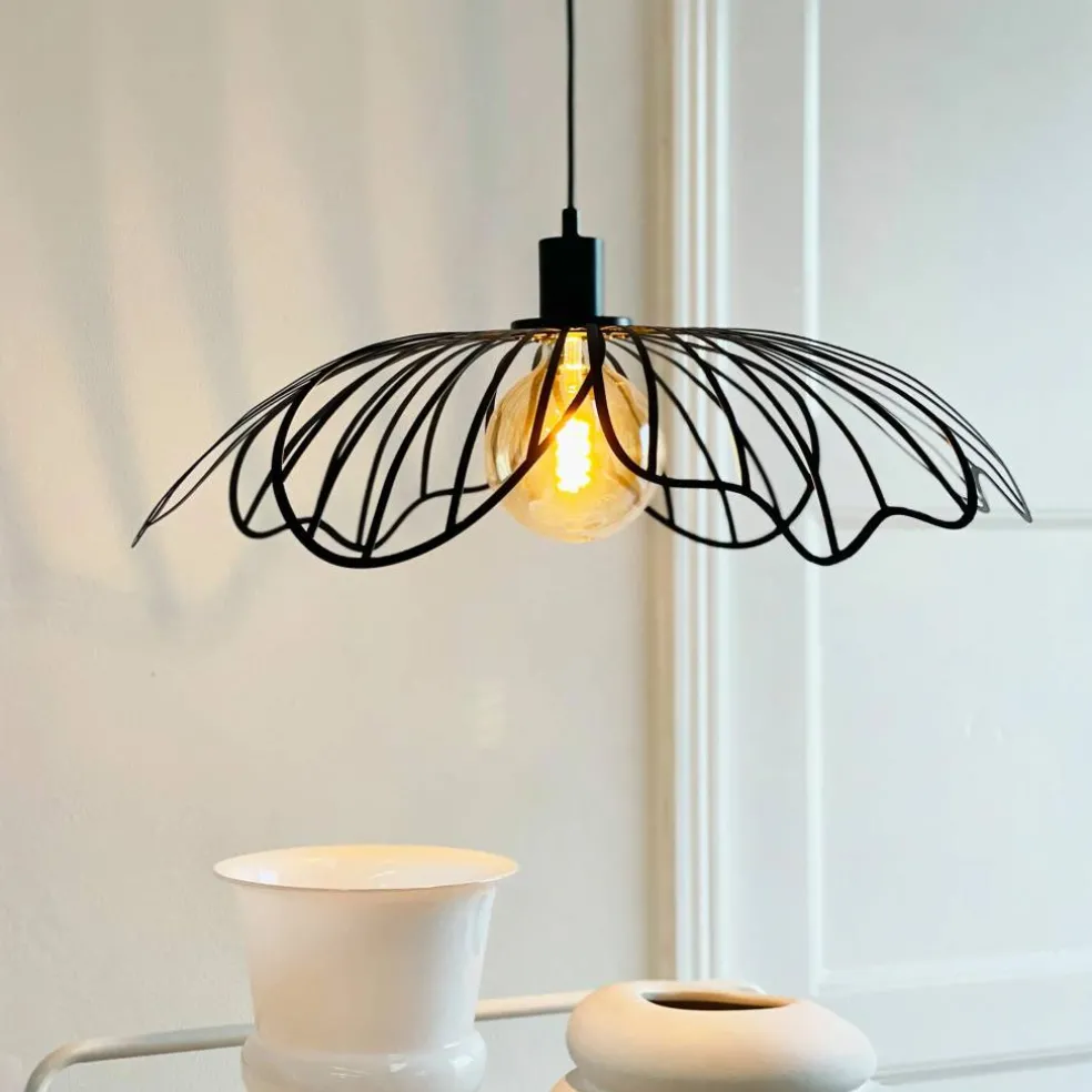 Blumen pendellampa, pearl white