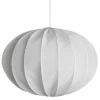 Boll 65 taklampa linne, vit