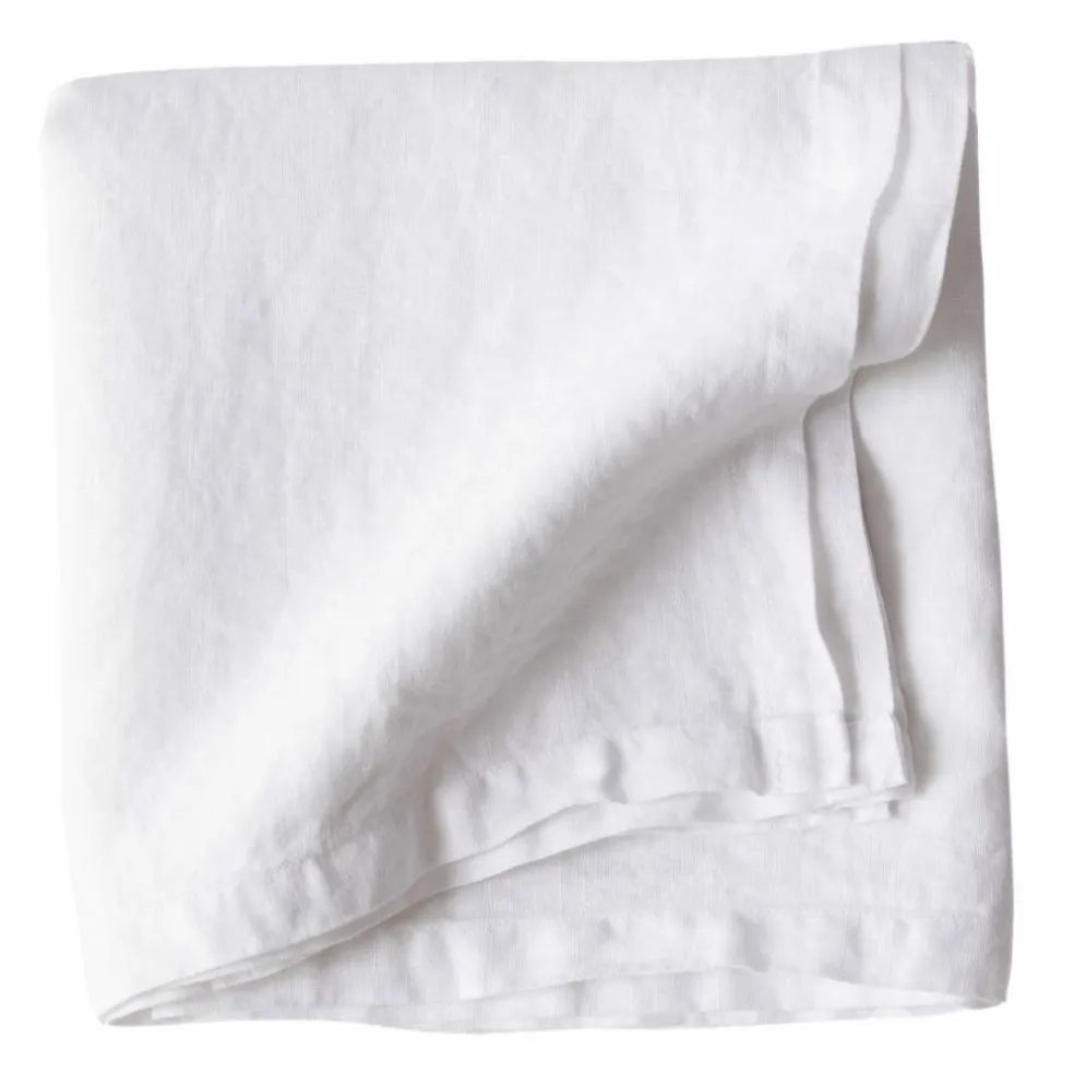 Bordsduk i linne 145x270 cm, bleached white