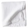 Bordsduk i linne 145x145 cm, bleached white