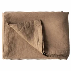 Bordsduk i linne 145x330 cm, hazelnut