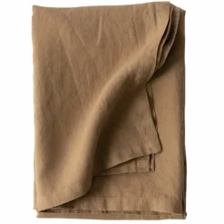 Bordsduk i linne 145x330 cm, hazelnut