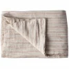 Bordsduk i linne 145x330 cm, hazelnut stripe