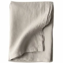 Bordsduk i linne 145x145 cm, warm grey