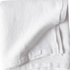 Bordsduk 175x175 cm, bleached white