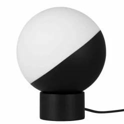 Bordslampa, 20 cm, svart/vit