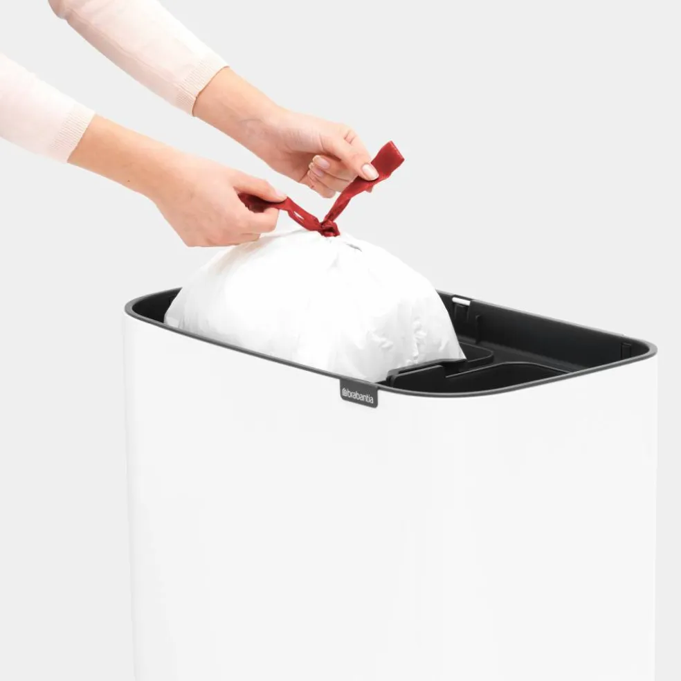 Bo Touch Bin soptunna 11 + 23 liter, mattborstat stål