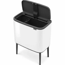 Bo Touch Bin soptunna 11 + 23 liter, mattborstat stål