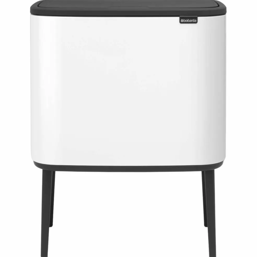 Bo Touch Bin soptunna 11 + 23 liter, vit
