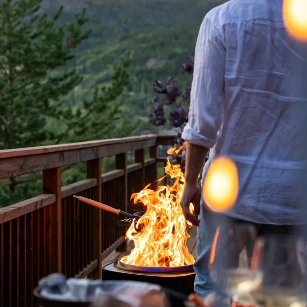 Brasa 50 eldstad, svart