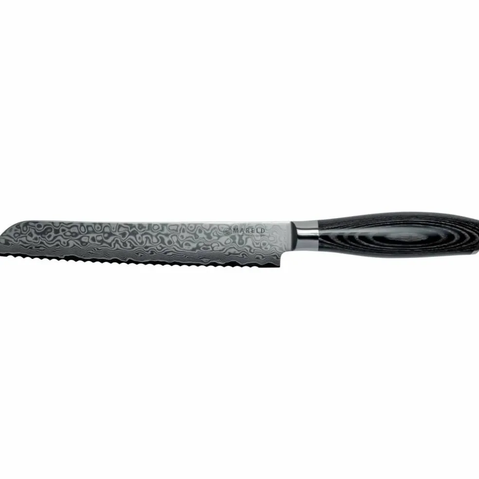Brödkniv 20 cm, svart